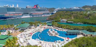 Carnival's mangrove bay isla tropicale