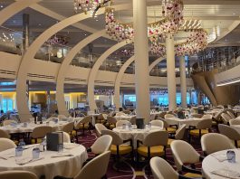 dining room Holland America Line