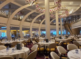 dining room Holland America Line