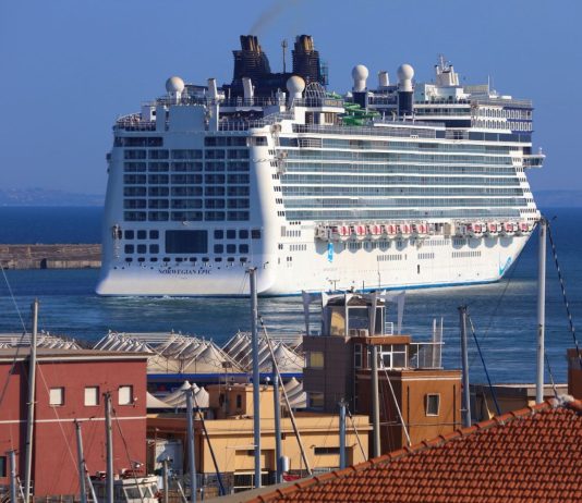 Norwegian Epic sailing out of CATANIA, ITALY