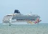 Norwegian Sun cruise ship at sea