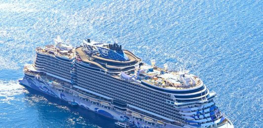 Norwegian Viva cruise ship at sea