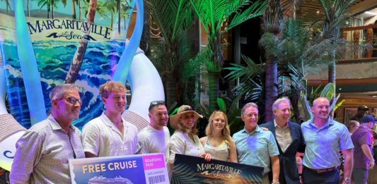 man wins free cruise after being 1 millionth cruisers on Margaritaville at Sea