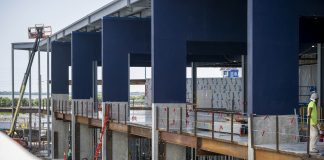 Port Canaveral Terminal 5 under construction.