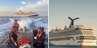 Carnival Sunrise and U.S. Coast Guard