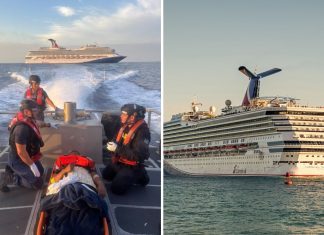 Carnival Sunrise and U.S. Coast Guard