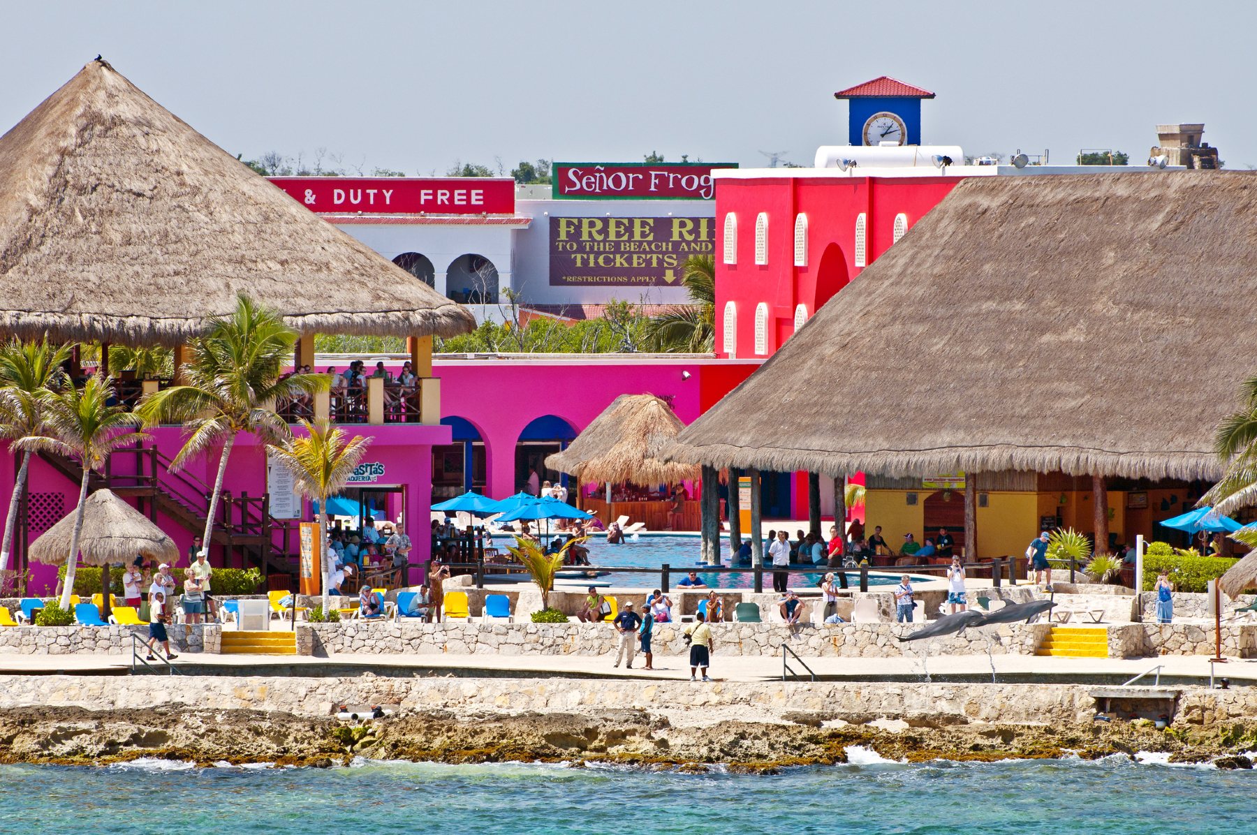 Costa Maya cruise port area