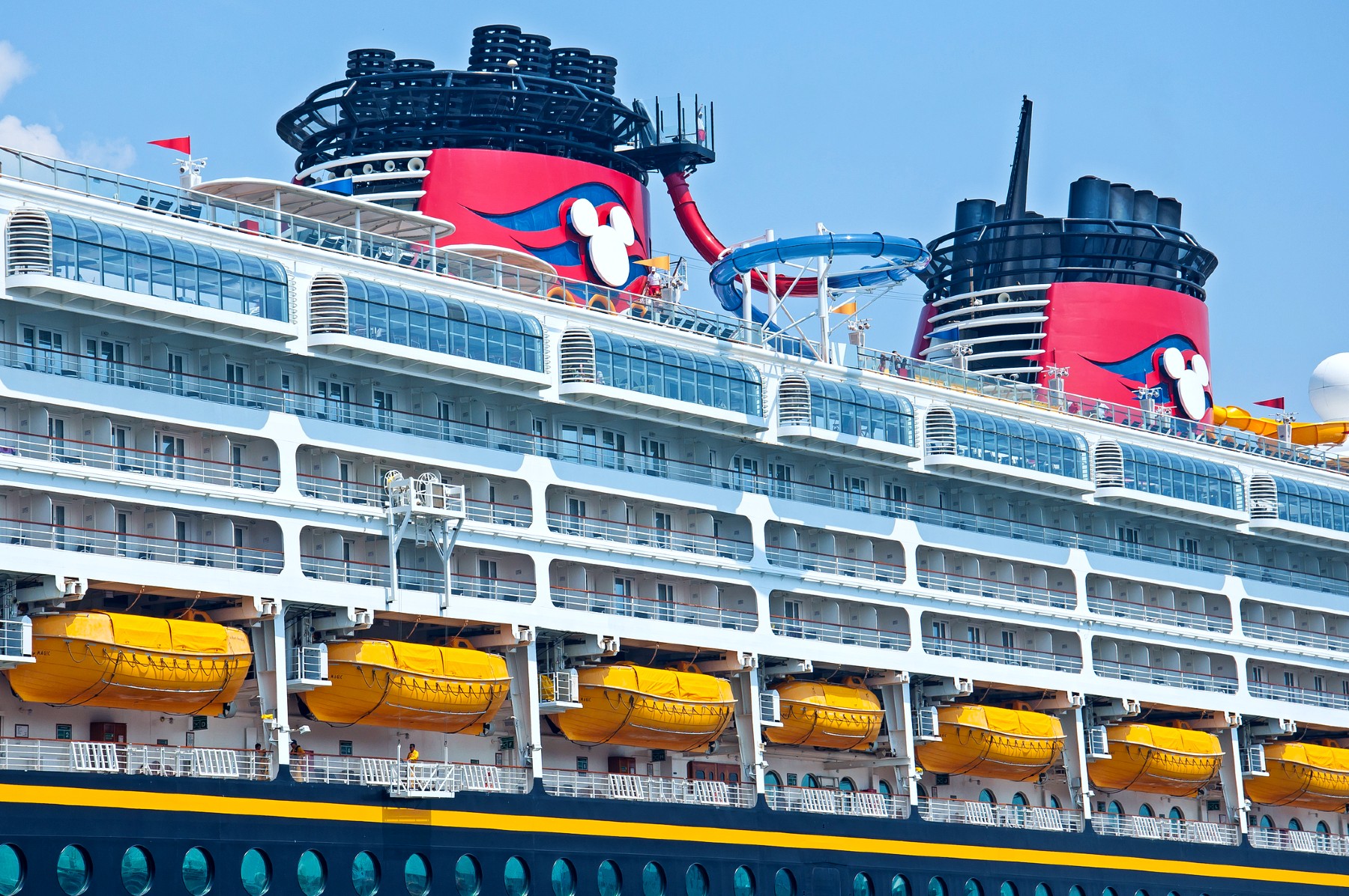 Disney Cruise Line ship up close