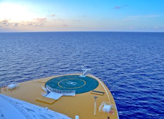 The Unofficial “Third Form of ID” You Might Need on Your Next Cruise cruise ship forward now and helicopter pad