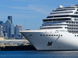 MSC Poesia in Port of Seattle