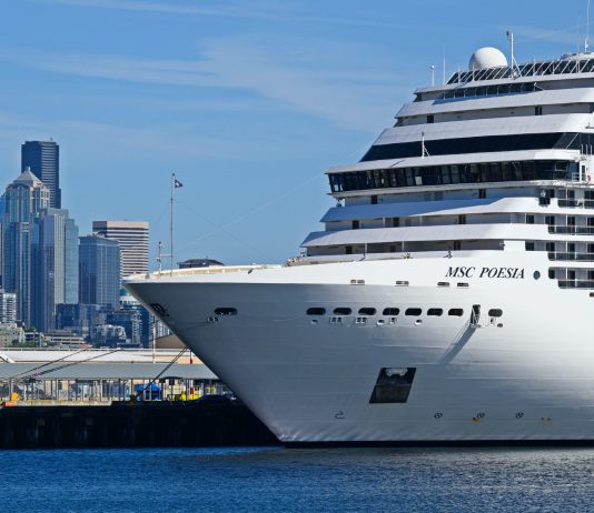 MSC Poesia in Port of Seattle
