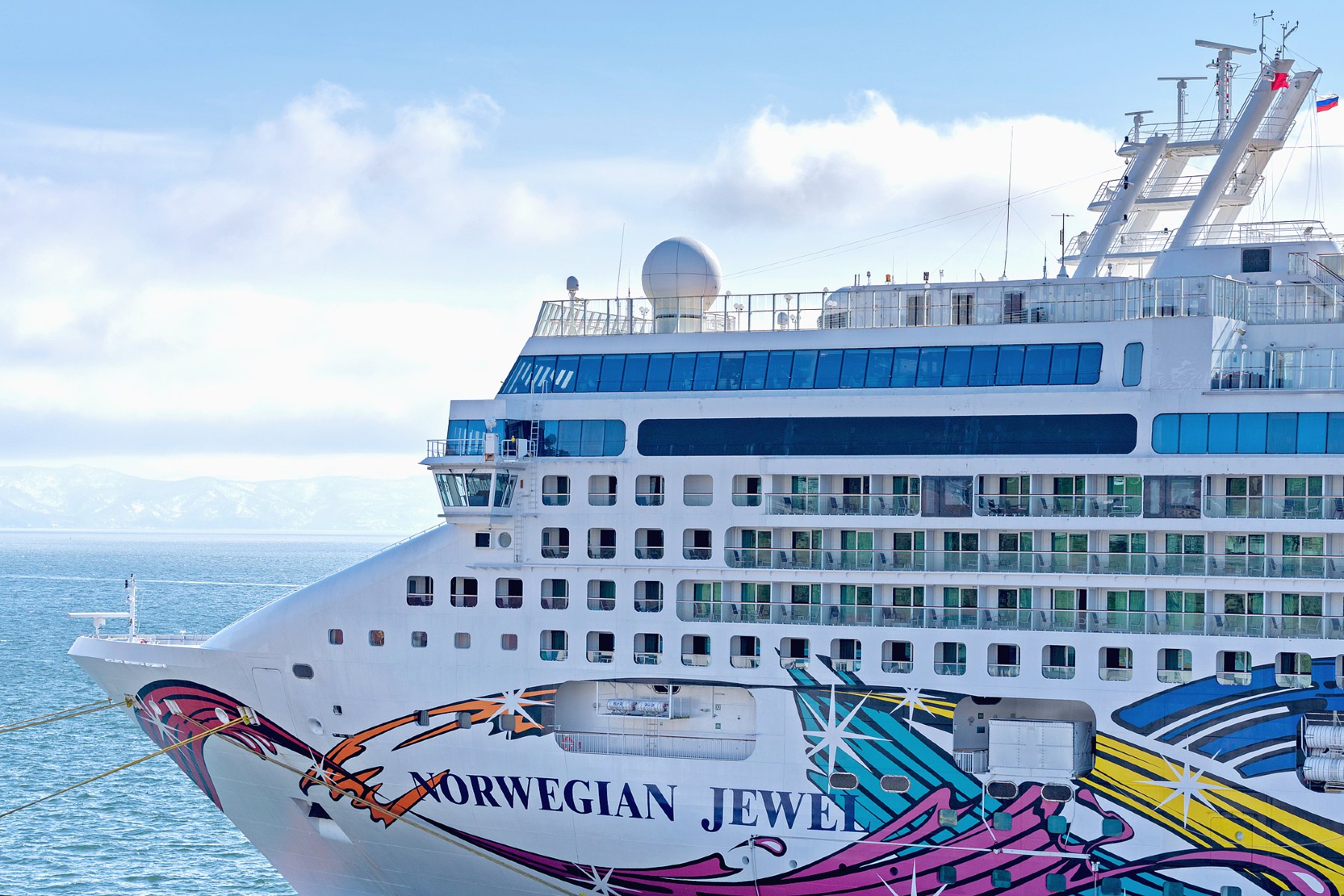 Norwegian Jewel Cruise Ship docked