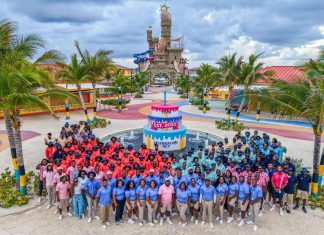 Carnival Team celebrates Celebration Key's first year anniversary