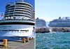 Norwegian Viva in Corfu Greece breaks mooring lines