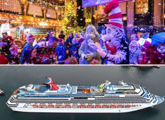 Carnival Splendor and Grinchmas celebrations on board.
