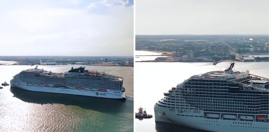 MSC Cruises’ Newest 6,700-Passenger Mega Ship Just Completed Sea Trials MSC World Asia