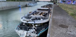 River cruise ship accident