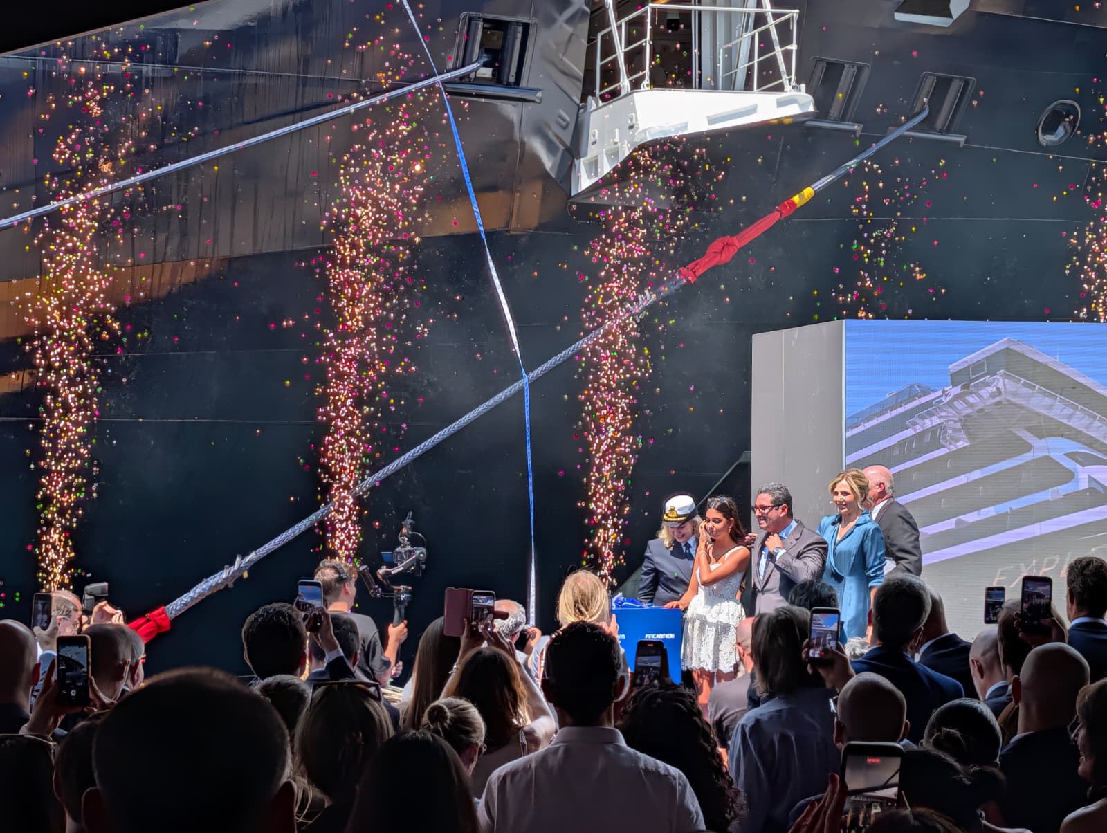 Delivery ceremony for EXPLORA III.