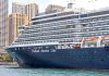 oosterdam Holland America ship docked in Sydney Australia