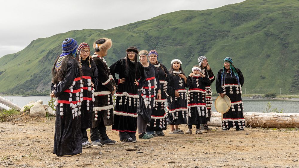 Alutiiq dancers