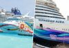 Norwegian ships leaving and being added