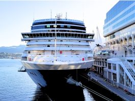 Eurodam cruise ship in Vancouver