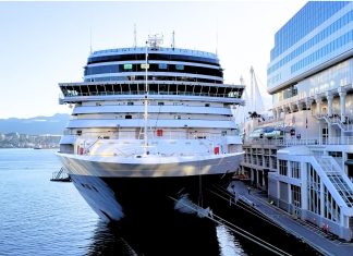 Eurodam cruise ship in Vancouver