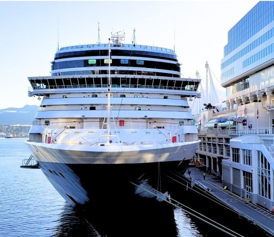 Eurodam cruise ship in Vancouver