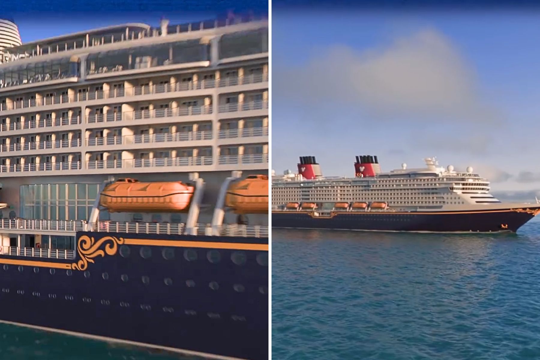 Disney Cruise Line rendering for new ships for 2029 and 2030