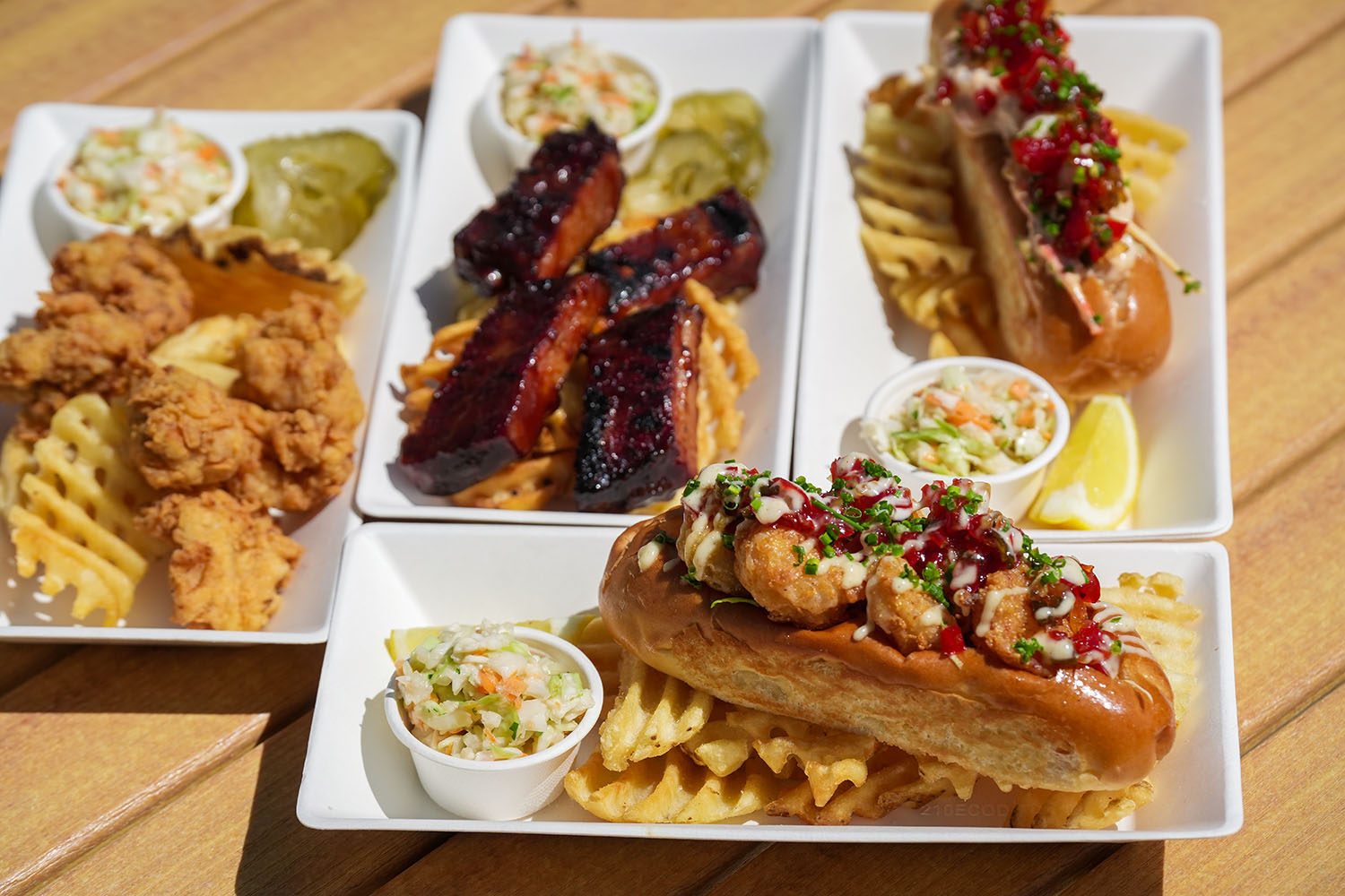 Some of the food options that will be available at Great Tides Waterpark