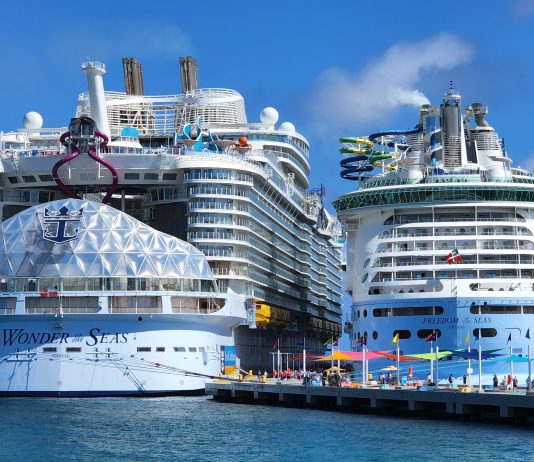 Royal Caribbean ships at CocoCay.