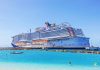 Carnival Celebration cruise ship in Curacao