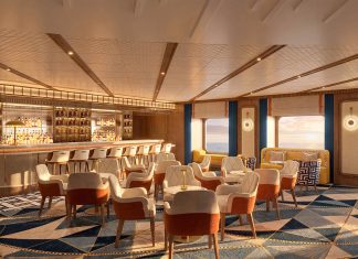 Holland America Line Redesigning Venue Inspired by the Golden Age of Travel Ocean Bar