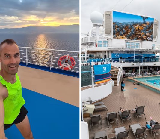 Cruise passenger runs marathon every day on week-long cruise