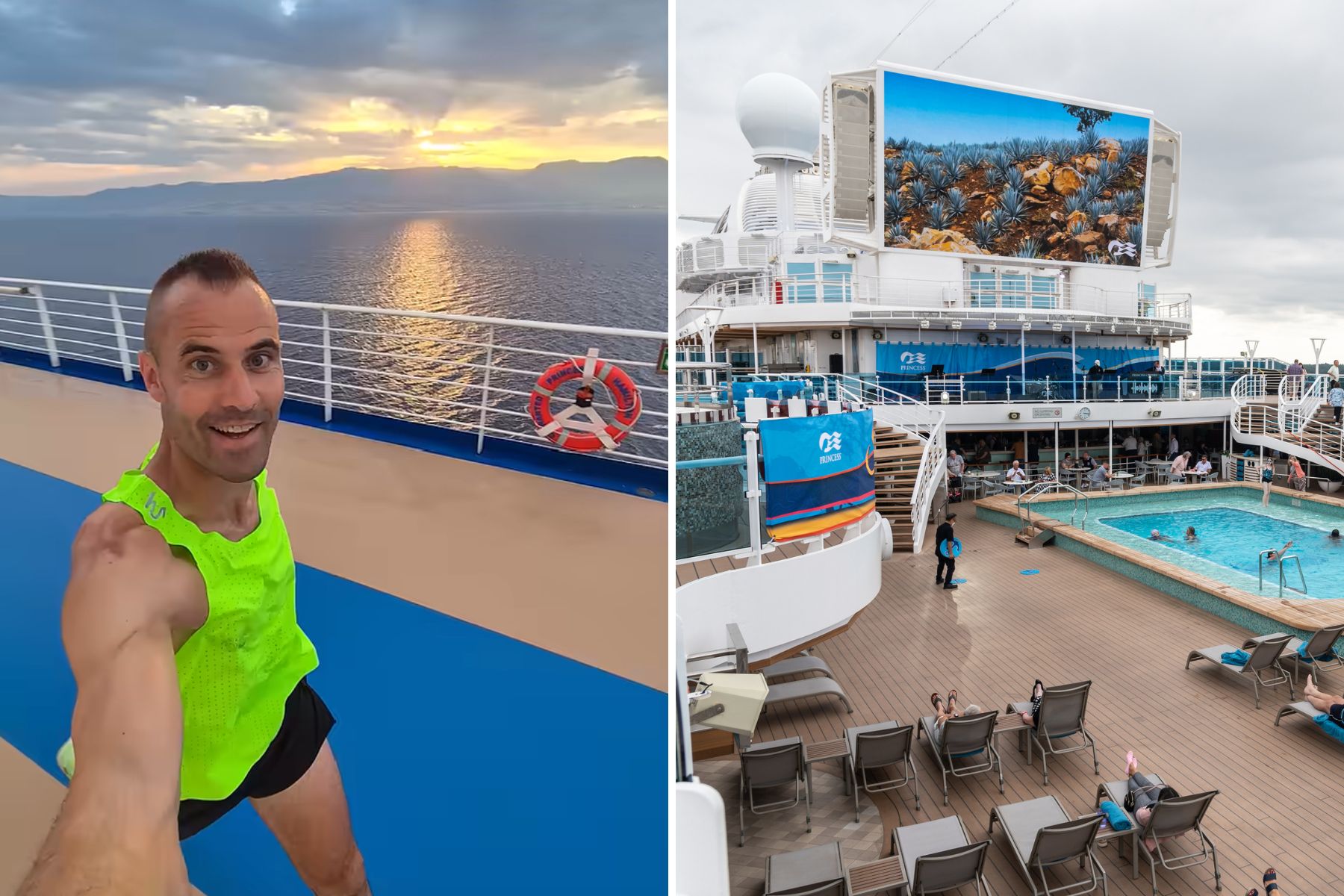 Cruise passenger runs marathon every day on week-long cruise
