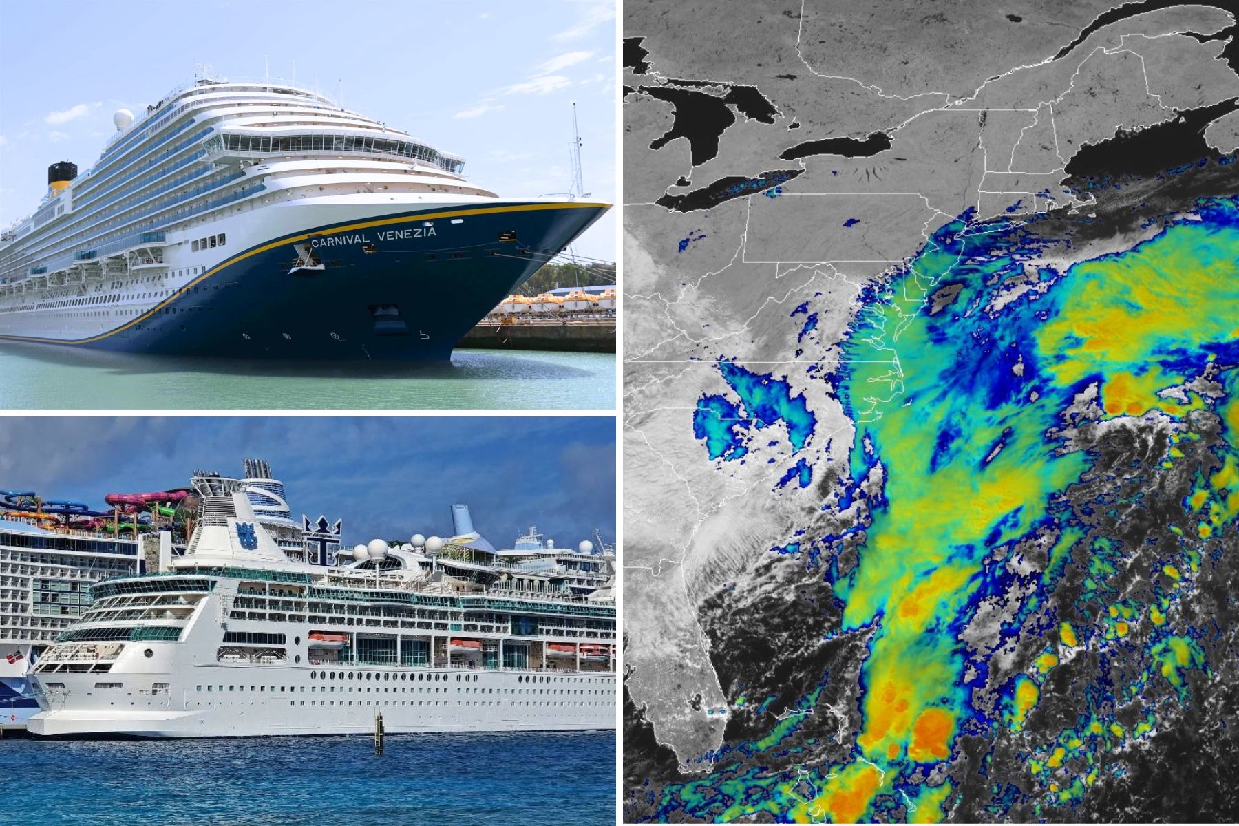 Cruise ships impacted by nor-easter