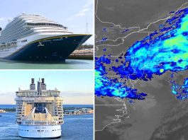 Nor-easter impacts cruise ships