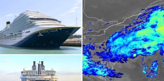 Nor-easter impacts cruise ships