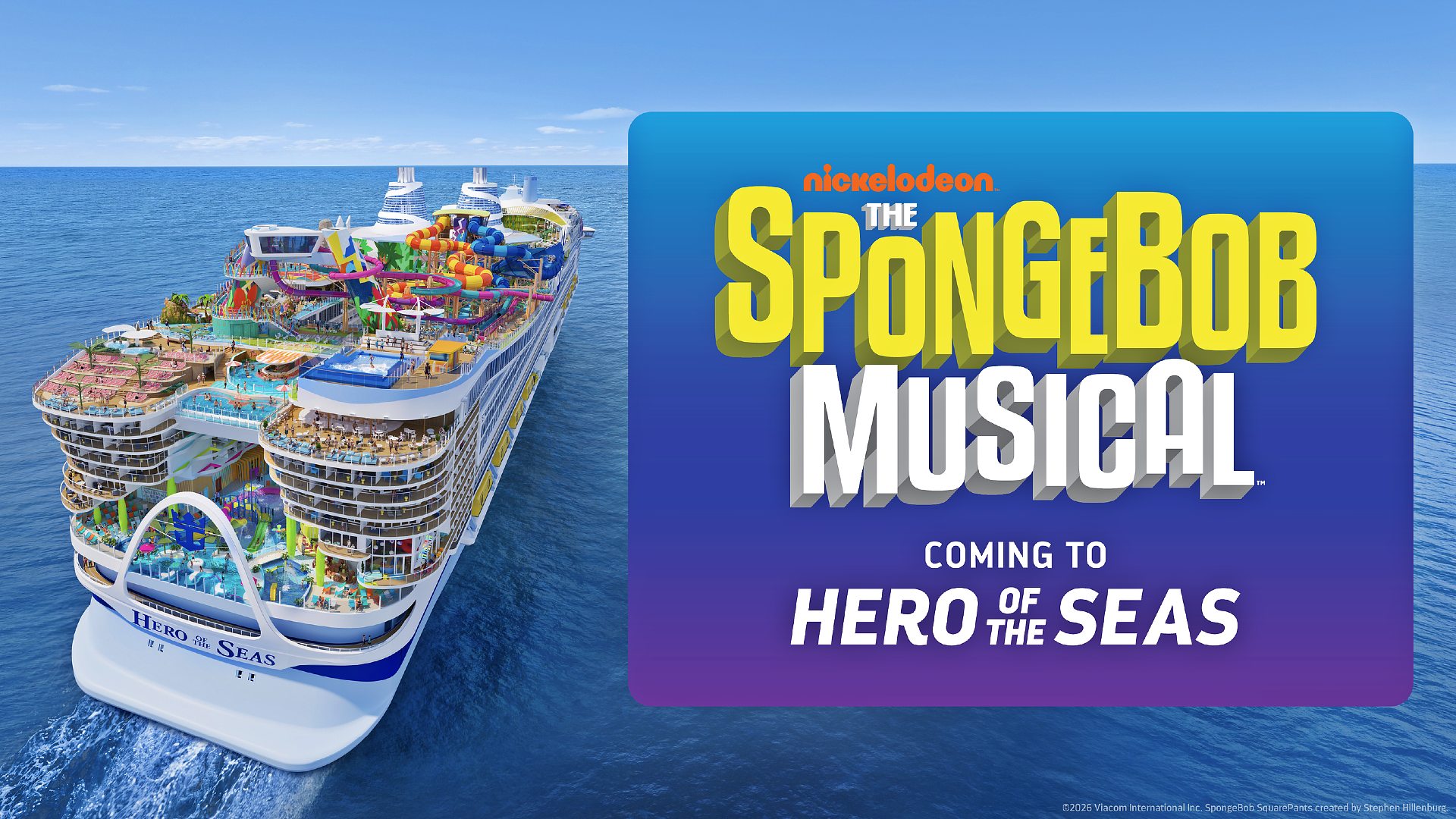 SpongeBob musical coming to Hero of the Seas