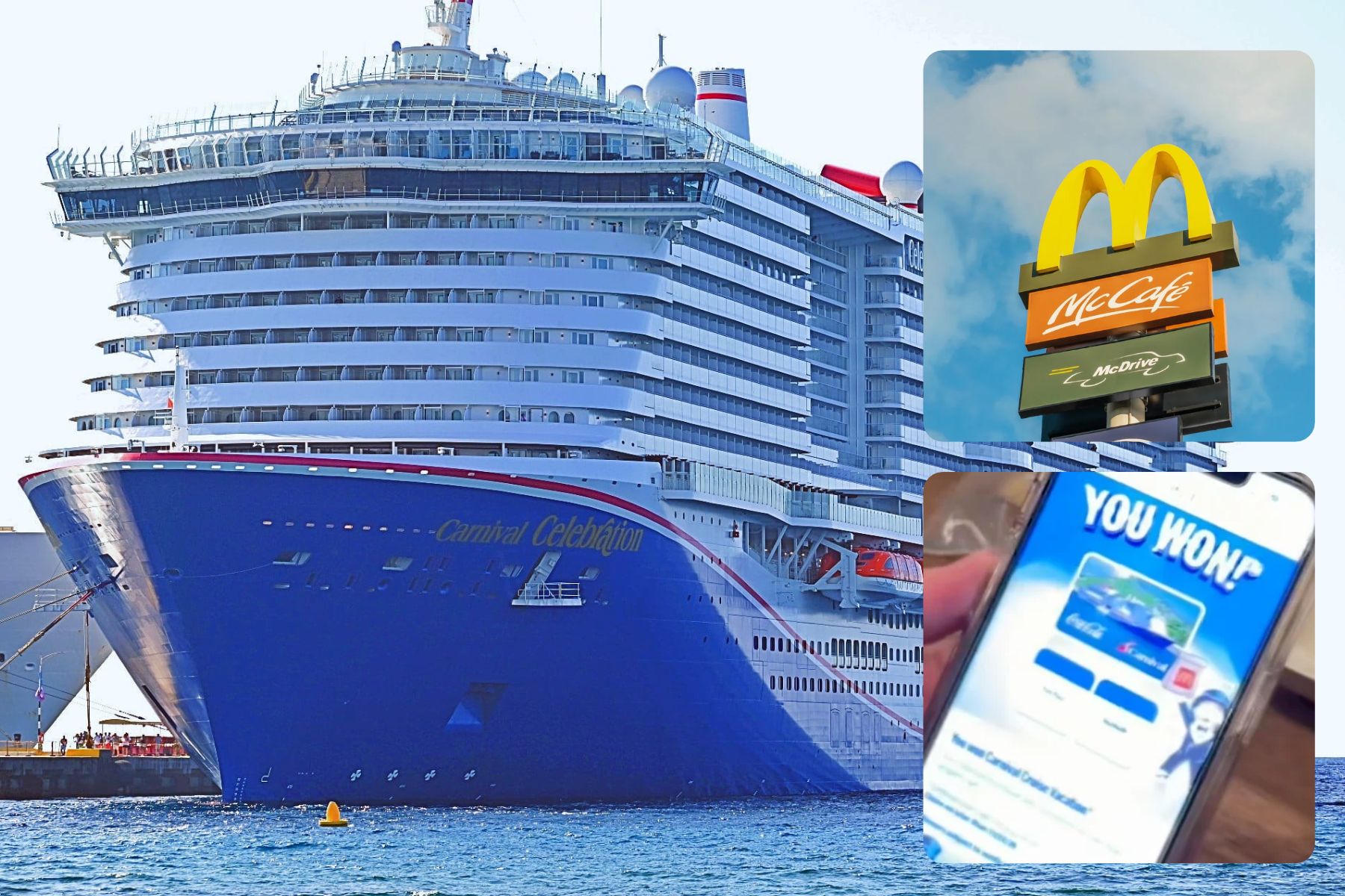 Mcdonald's giving away Carnival Cruises