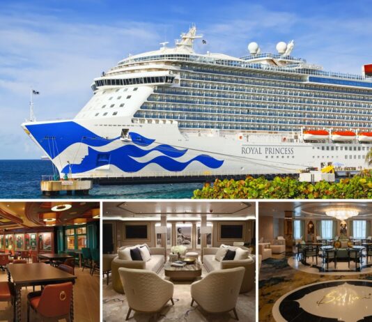Royal Princess out of dry dock with new updates