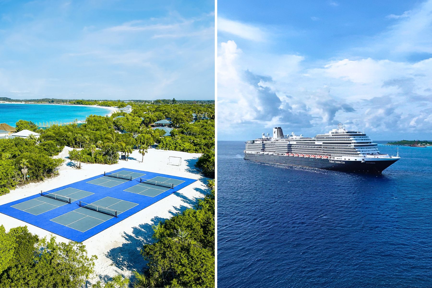 Holland America Line celebrates 30 years at RelaxAway, Halfmoon Cay with first PPA tournament