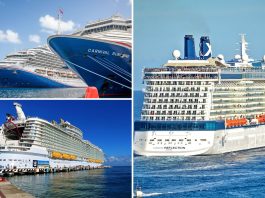 Cruise ship CDC inspection scores in August 2026