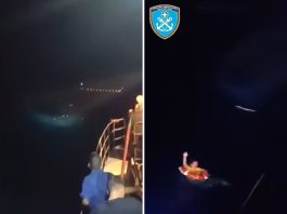 Watch: Dramatic Video Shows Miracle Rescue of Cruise Passenger After 20 Hours at Sea Coast Guard video of woman being rescued after 20 hours at sea
