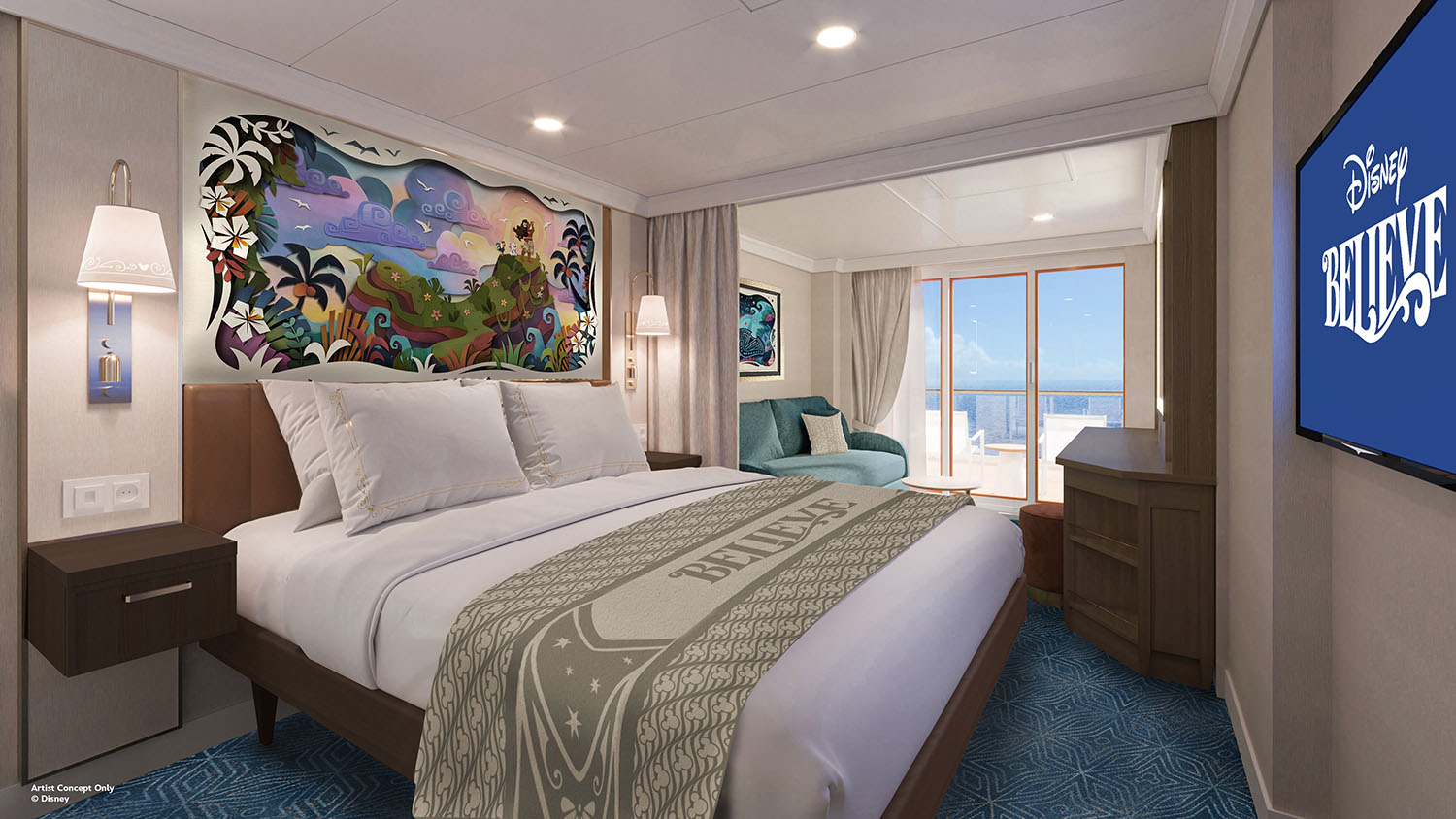Disney Cruise Line believe cabin